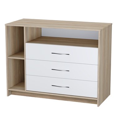 Polini Simple Kommode for barn 2110 almhvit