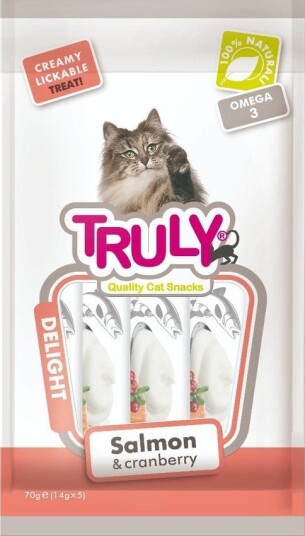 Truly Cat Creamy Lickable Salmon & Cranberry WP11379 70 g