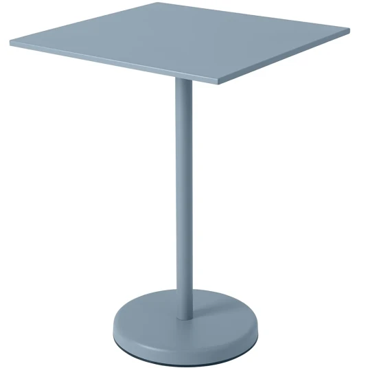 Muuto Linear Steel Barbord 70x70 h: 95 cm Pale Blue