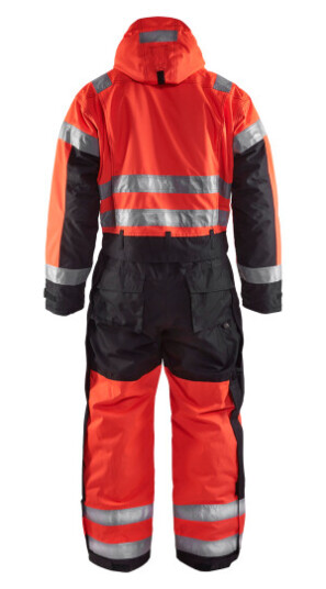 Vinterkjeledress varsel hivis rød/svart