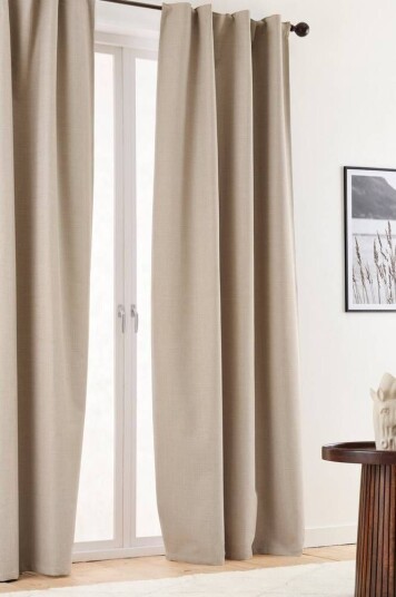 Jotex ERIS gardin med multifunksjonsbånd - 1 lengde Beige 1637300-01-220 1637300-01-300