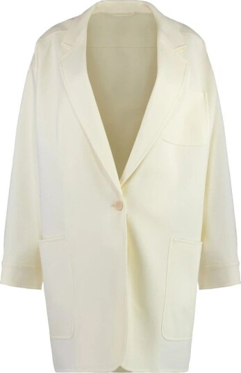 Max Mara Dame Frakker Hvit S,