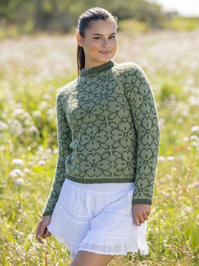 Viking Garn 2616-4b Bellis Genser