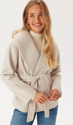 VERO MODA Vmanne Bergen Jacket Oatmeal Melange XL