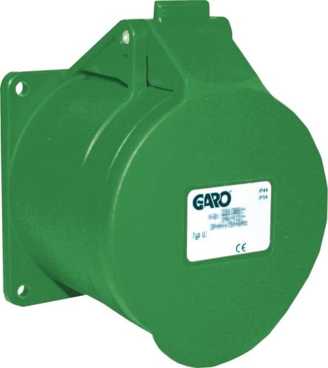 Garo Ui 416-2 S Paneluttak IP44, 5-Polet, 16 A Grønn, 2 H