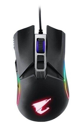 GIGABYTE AORUS M5 - Mus - Optisk - Svart