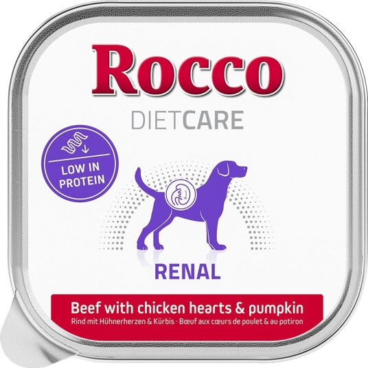 Rocco Diet Care Våtfôr Renal Med Kyllinghjerter Og Gresskar 20 X Biff 150 G 20 X 150 G