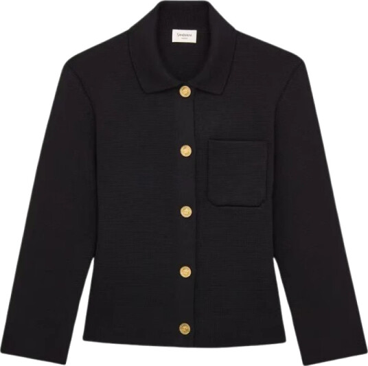 Saint Laurent Dame Strikkevarer Svart M,