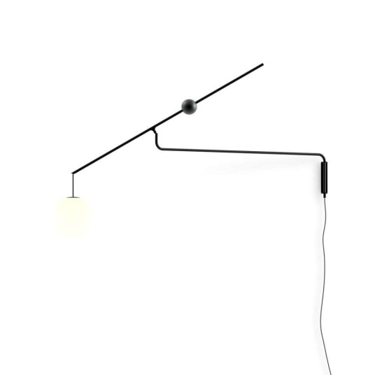 Luceplan - Malamata Vegglampe Matt Black
