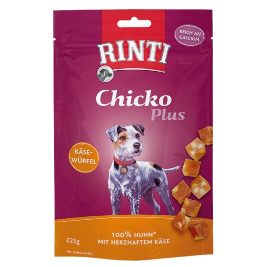 Rinti Chicko Plus Osteterninger 225 G