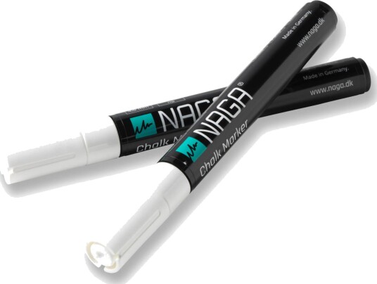 Chalkmarker Naga Hvid 4,5 Mm Til Glastavler 2 Stk.