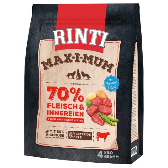 Rinti Max-I-Mum Storfekjøtt 4 kg