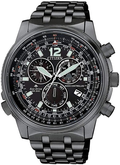 Citizen Herreklokke CB5867 87H Radio Controlled Sort/Stål Ø43.7 mm Citizen Herreklokke CB5867 87H Radio Controlled Sort/Stål Ø43.7 mm