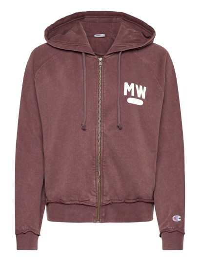 Champion Hooded Full Zip Sweatshirt Brown XL Champion Hooded Full Zip Sweatshirt Brown XL