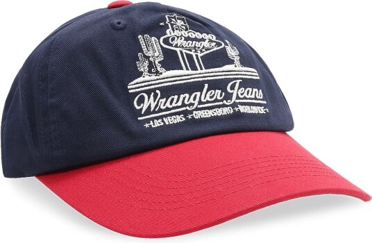 Wrangler Sign Cap   Navy   ONE SIZE