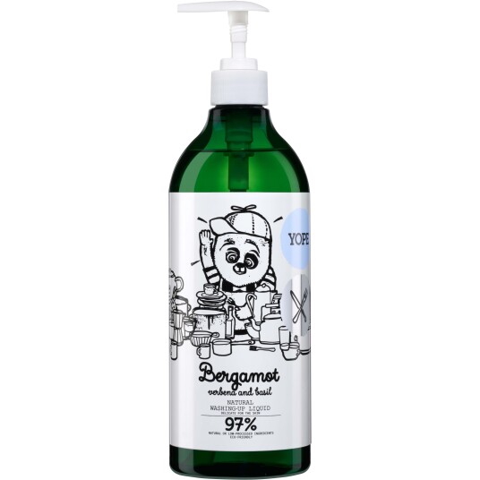 Yope Natural Washing Up Liquid Bergamot And Basil 750ml