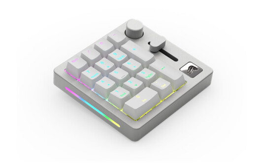 Glorious Numpad - Wireless - White Slate - Numpad - Universal - Hvit