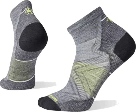Smartwool Run Zero Cushion Ankle Medium Gray Medium Gray unisex L