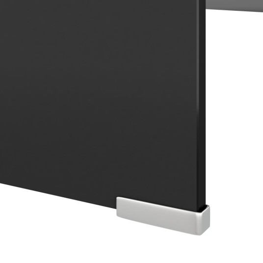 vidaXL TV-benk glass svart 120x30x13 cm vidaXL TV-benk glass svart 120x30x13 cm