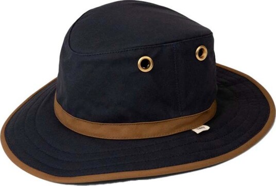 Tilley TWC7 Outback Waxed Cotton Navy/Tan 7 1/2 (60cm) Tilley TWC7 Outback Waxed Cotton Navy/Tan 7 1/2 (60cm)