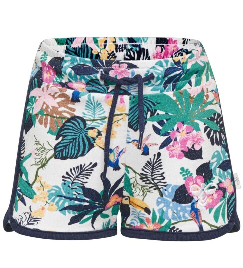 Hummel Shorts HMLKaia Lysegrønn m. Blomster 56 Shorts Flerfarget