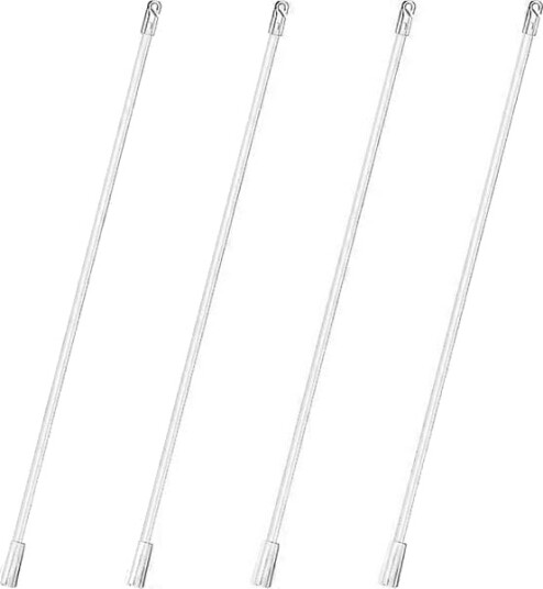 4 stk Persienner Vertikal Persienne Håndtak Pinne Persienne Stav Kroppgrep Klar Vindu Persienne Stav Vertikal Persienne Erstatningsdeler YJD Hvit_max