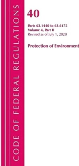 Code of Federal Regulations, Title 40 Protection of the Environment 63.1440-63.6175, Revised 2025