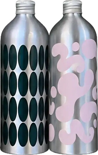 Studio About Bottle Small 2 Pcs Dark Green/Rose Green 19X6.5 Studio About Bottle Small 2 Pcs Dark Green/Rose Green 19X6.5