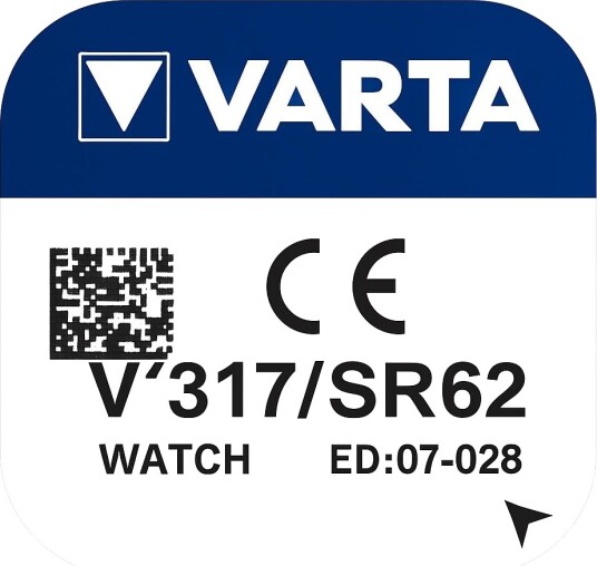 Varta 317 / SR516SW / SR62 / V317 / D317
