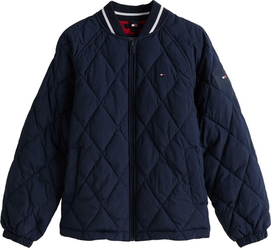 Tommy Hilfiger Termojakke Quiltet Dark Natt Navy Tommy Hilfiger 10 år (140) Termoklær Blå