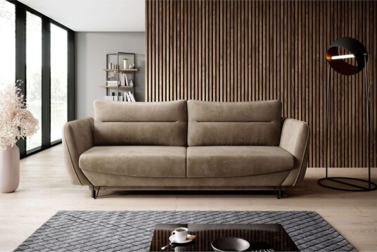 Sofa Eltap Silva 236x95x90 cm Nube 20 Lys Brun
