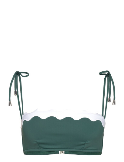 Seafolly Gia Ric Rac Bustier Bandeau - Green - 40