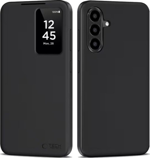 Tech-Protect Smart Flip-etui for Samsung Galaxy A17/A26 - Matt Svart