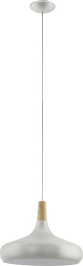 Taklampe Sabinar - Børstet sølv/brun, 400 mm Taklampe Sabinar - Børstet sølv/brun, 400 mm