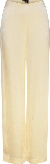 Bardot Devin Mid Rise Satin Pant   Yellow   XS