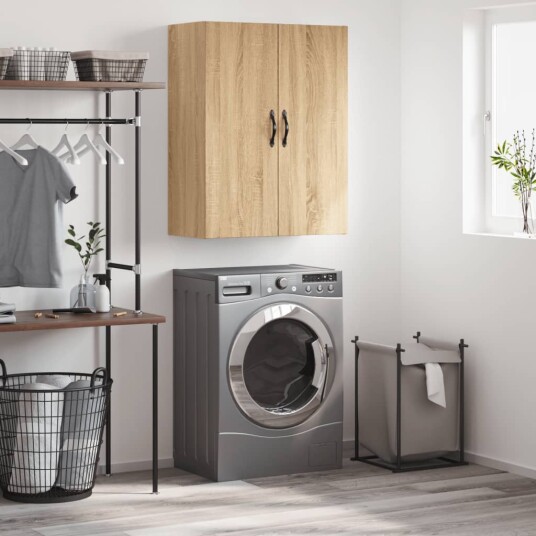 Veggskap sonoma eik 69,5x34x90 cm konstruert tre 8721012115668 Veggskap sonoma eik 69,5x34x90 cm konstruert tre 8721012115668