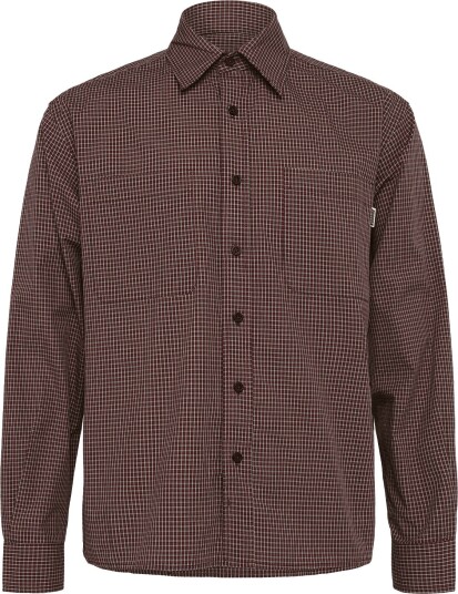 Woodbird Wbbuzo Dau Check Shirt   BROWN RED   L