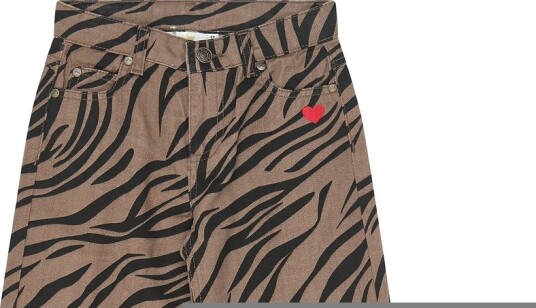 The New Tnvanya Wide Fit Jeans Brown 6