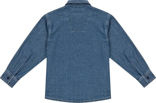 Replay Over Canvas Shirt Blue 8 A