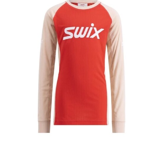 Swix Racex Classic Long Sleeve Jr Peach Whip/ Teaberry 128 cl Swix Racex Classic Long Sleeve Jr Peach Whip/ Teaberry 128 cl