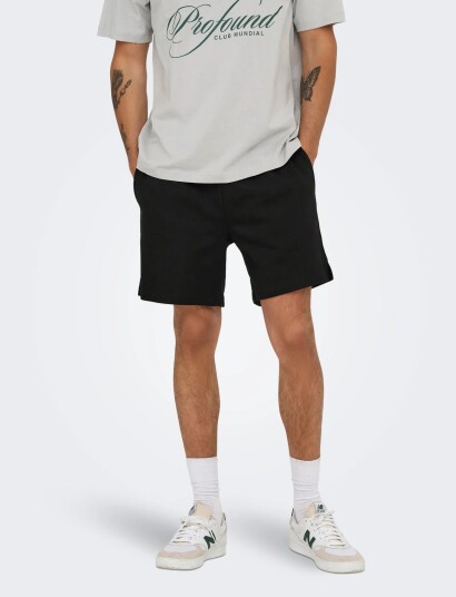 ONLY & SONS Onsdavid Shorts Sweat Noos Black XS