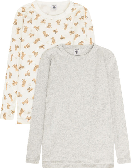 Petit Bateau Tee Shirts Ml Cream 104