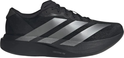 Adidas Men"s Adizero Evo SL Core Black/Iron Metallic/Greyfourth, 43 1/3