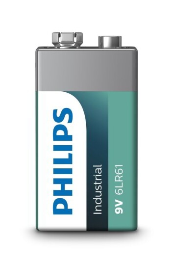 Philips 9V Alkaline Batteri Industrial 10-Pack Philips 9V Alkaline Batteri Industrial 10-Pack