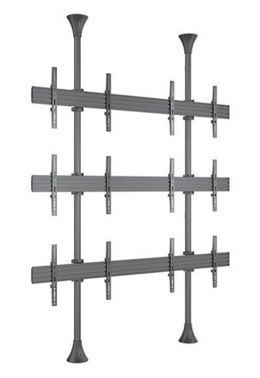 Multibrackets M Pro Series MBFC2UX3 monteringssett - fast - for 3x2 videovegg - 3 m length - svart