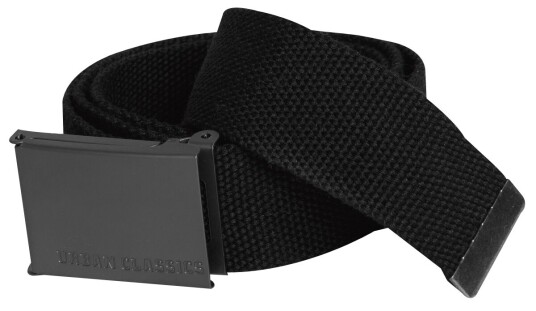Urban Classics Belte - Canvas Belte - Unisex - svart