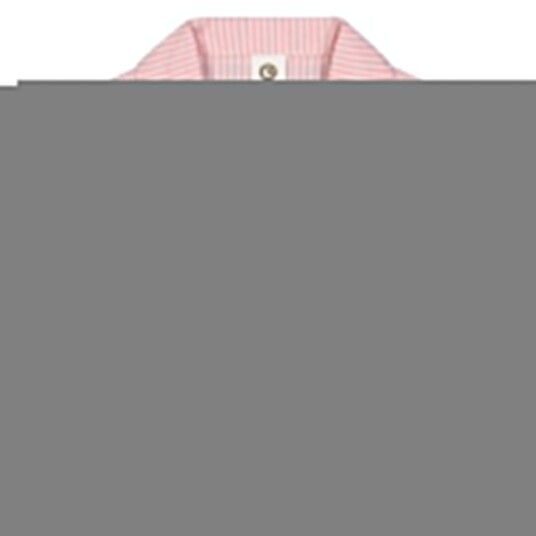 Müsli Balsam Cream/ Bubblegum Seersucker Stripe Crop Skjorte 104