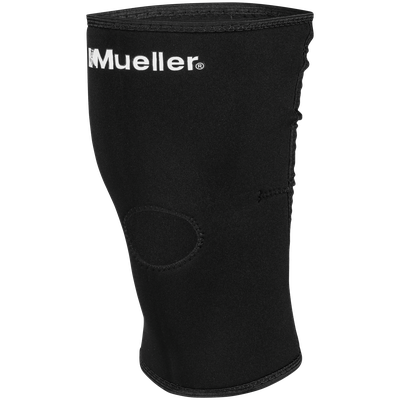 Mueller Knee Sleeve Open Patella knestøtte Svart XL