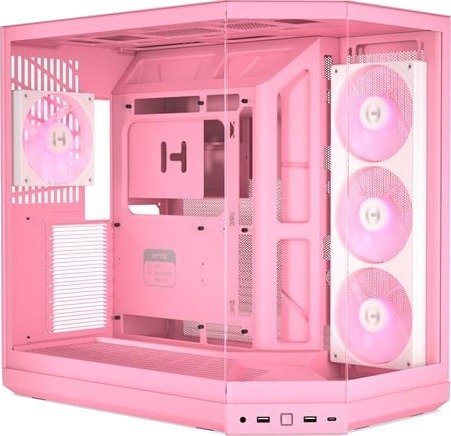 HYTE Y50 ARGB Strawberry Milk Kabinett Miditower Rosa CS-HYTE-Y50RGB-SM