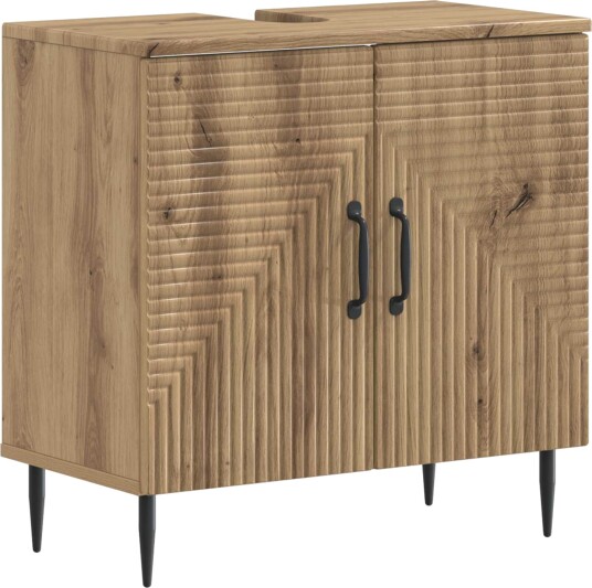 vidaXL Baderomsvaskeskap HAARLEM Artisan eik 59,5 x 31,5 x 59 cm